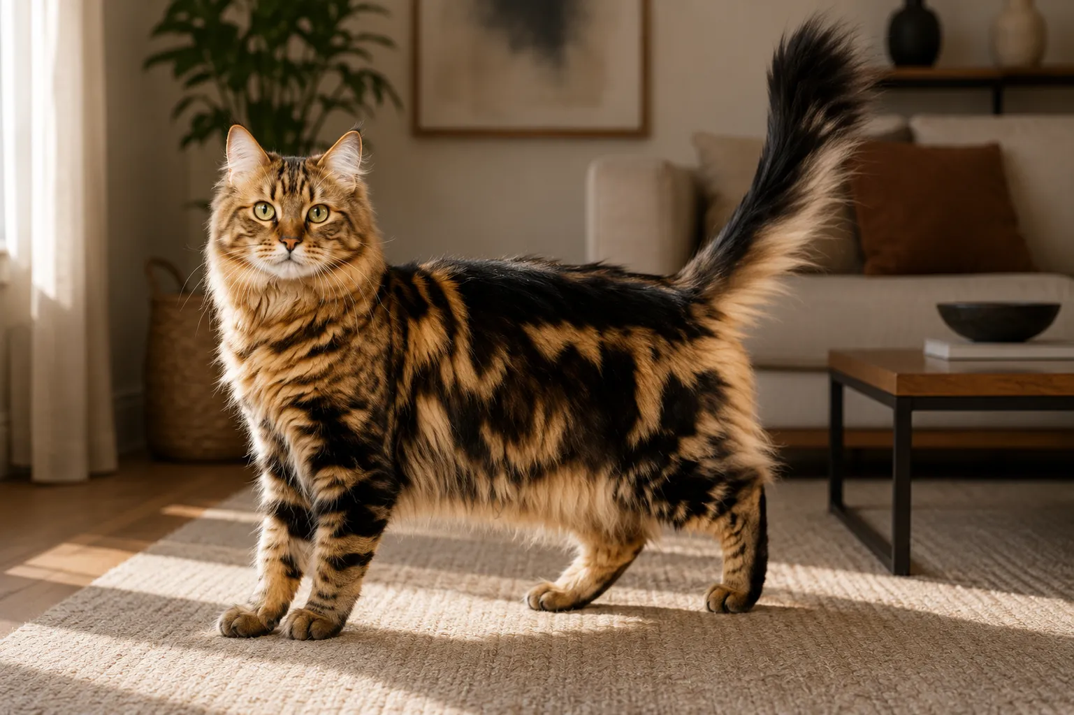Bengal Longhair cat