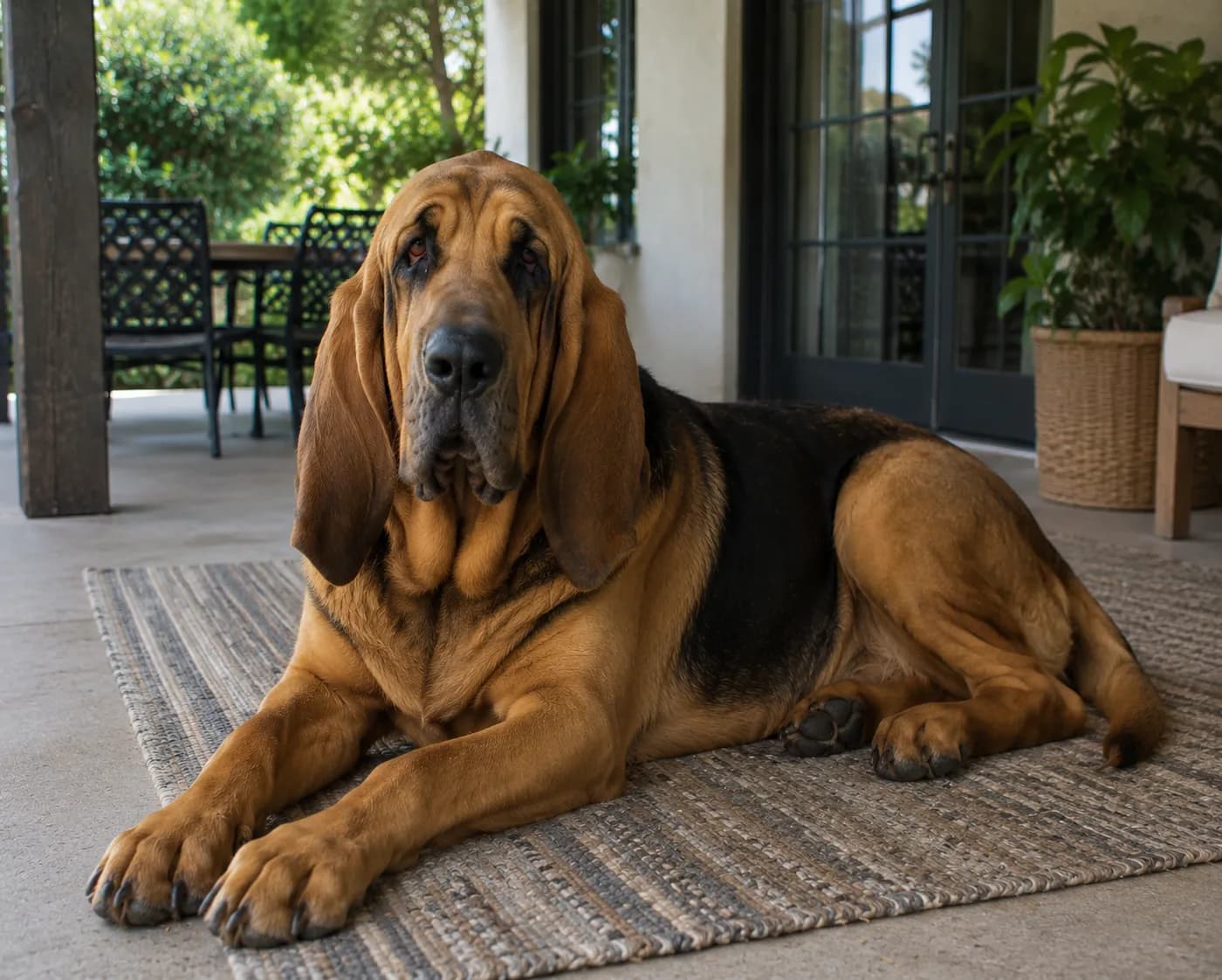 Bloodhound dog