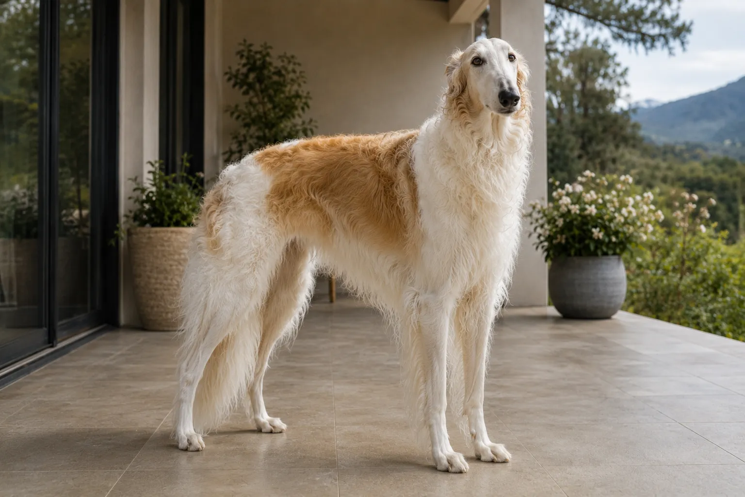 Borzoi dog
