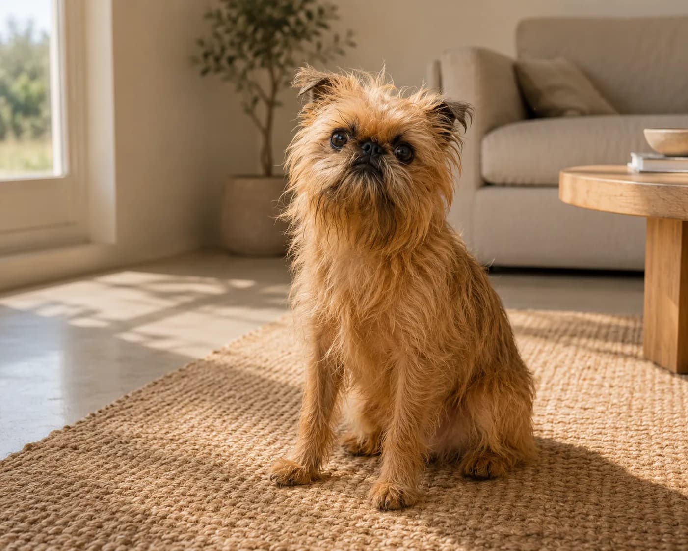Brussels Griffon dog