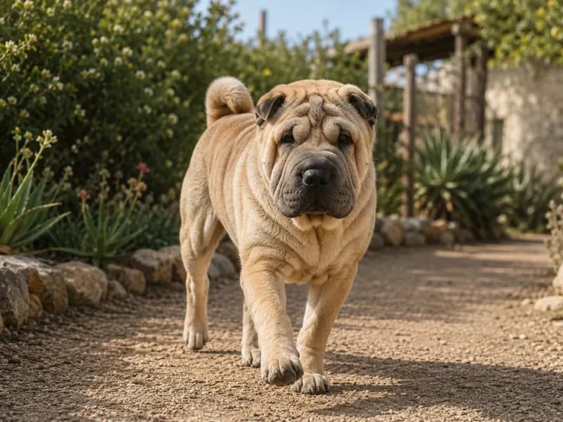 Chinese Shar-Pei dog