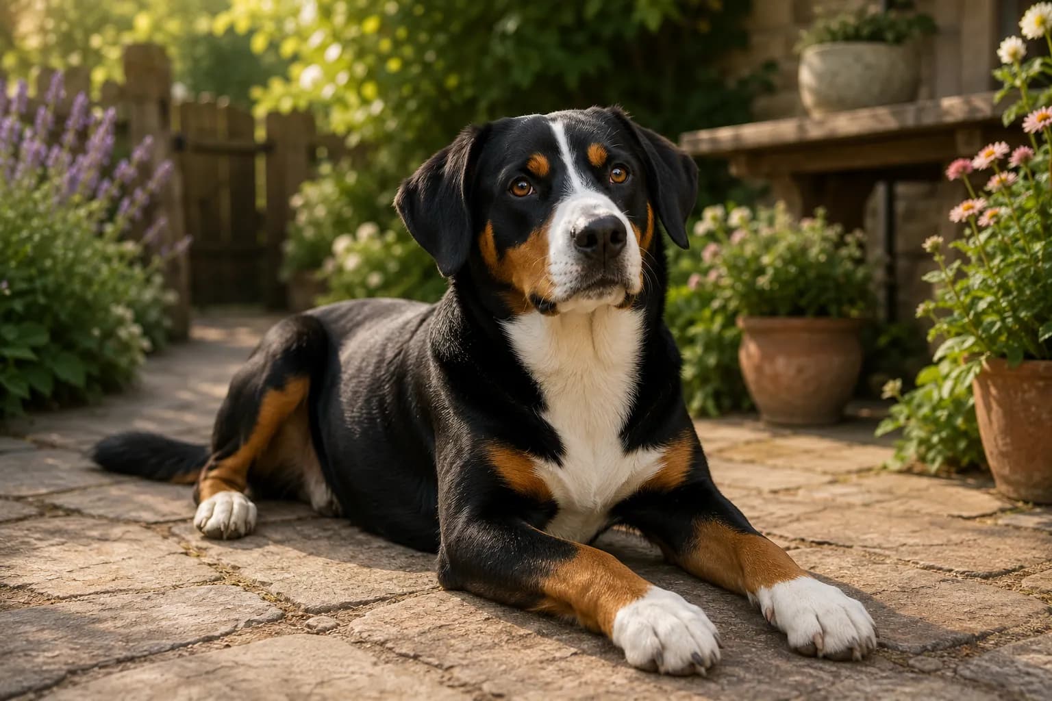Entlebucher Mountain Dog dog