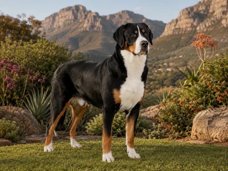 Greater Swiss Mountain Dog dog