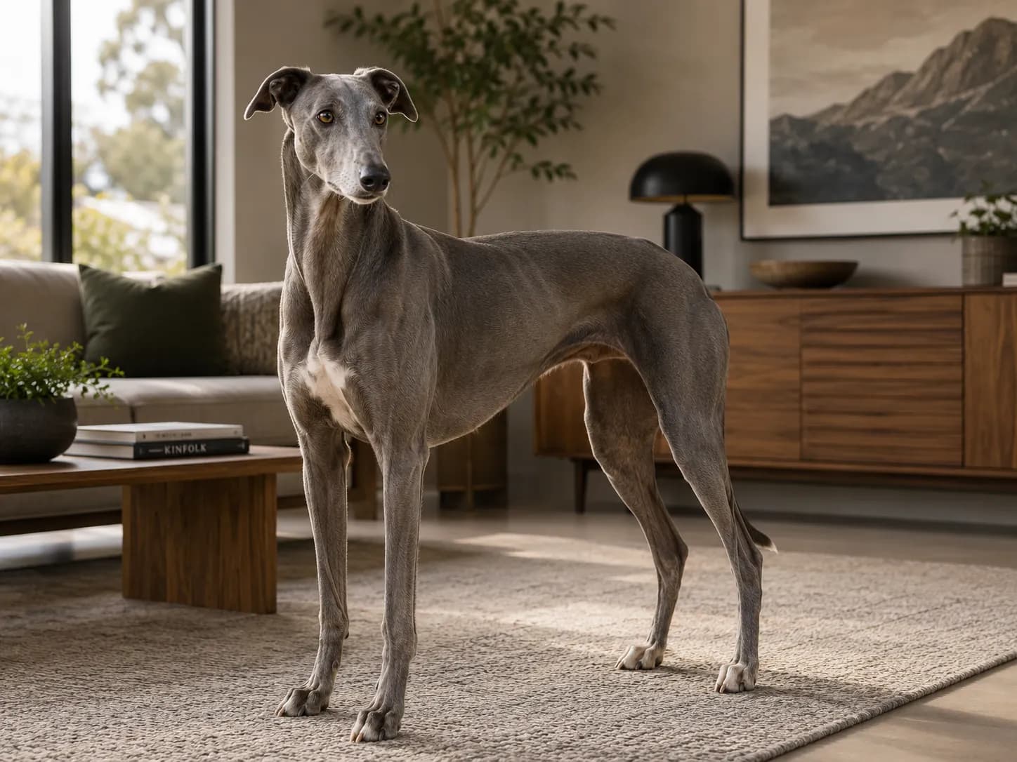 Greyhound dog