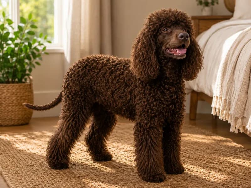 Irish Water Spaniel dog