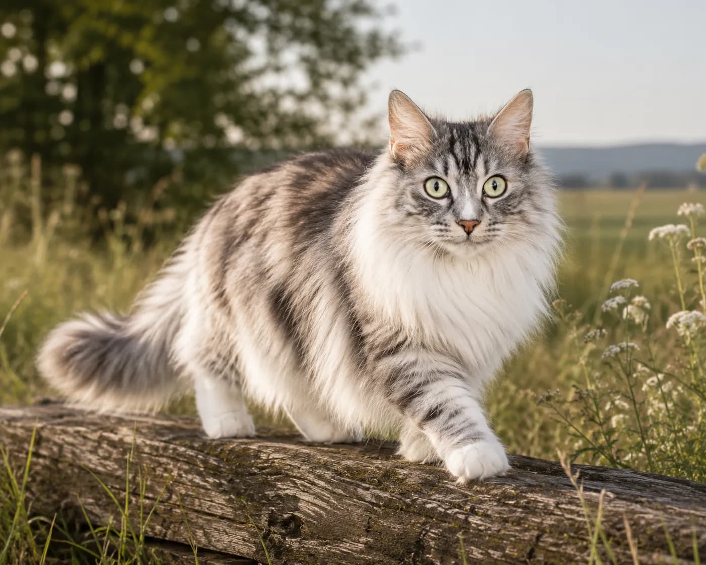 Japanese Bobtail Longhair cat