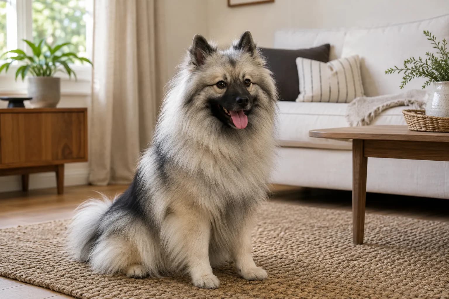 Keeshond dog