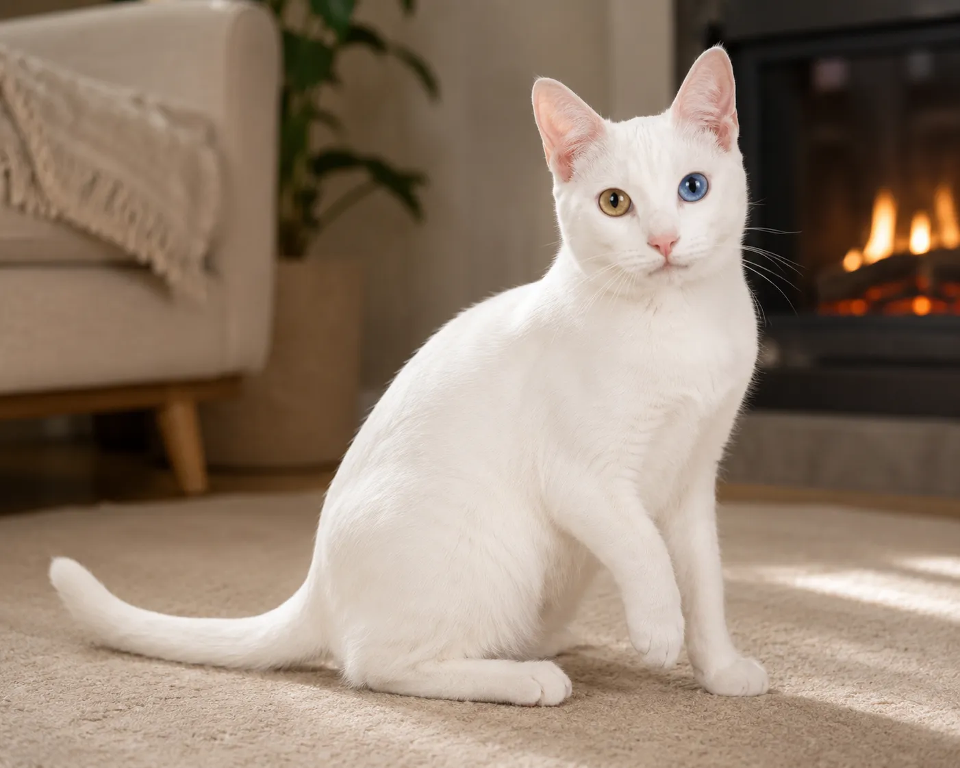 Khaomanee cat