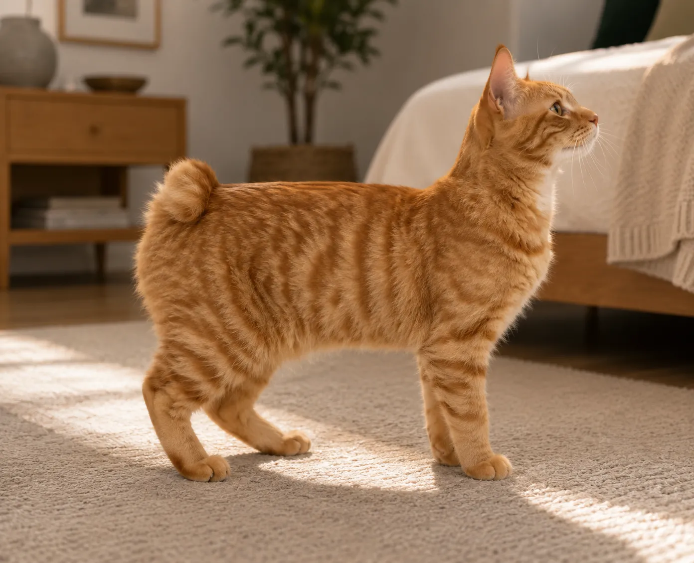 Kurilian Bobtail Longhair cat