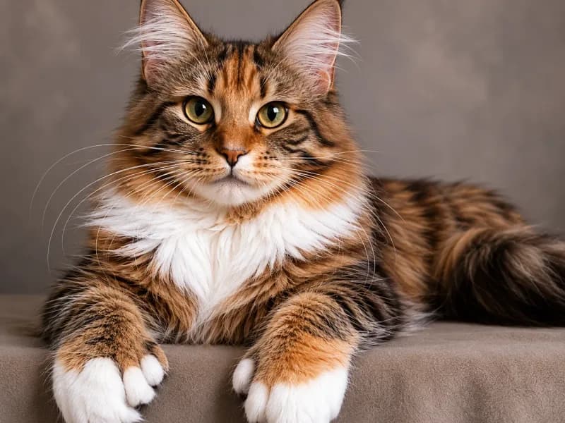 Maine Coon Polydactyl cat