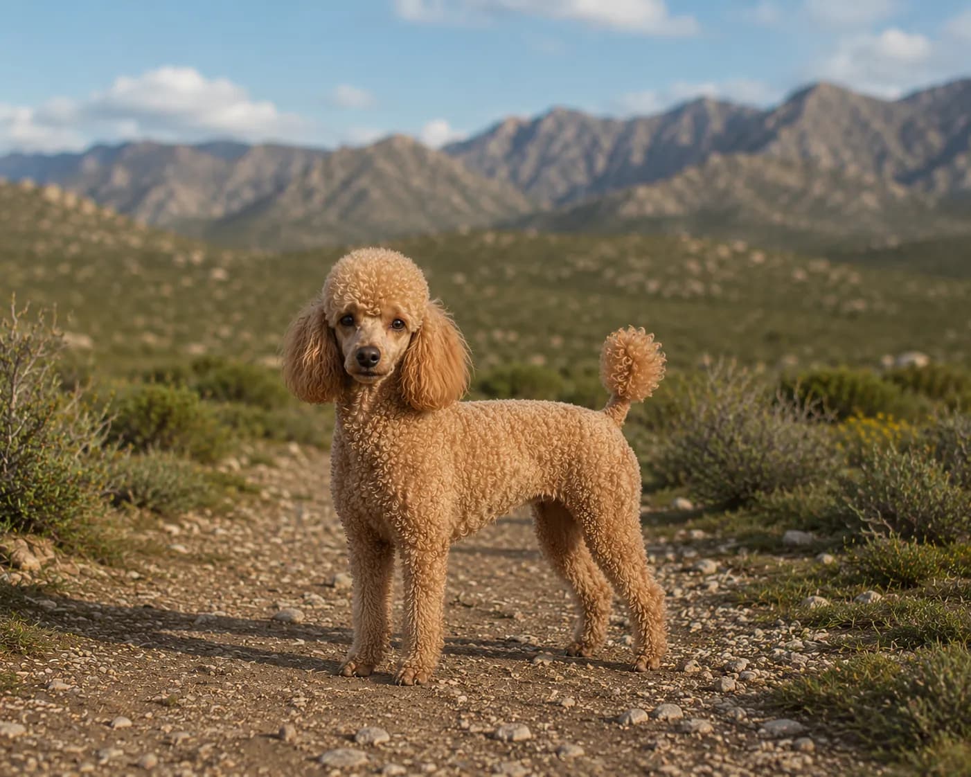 Miniature Poodle dog