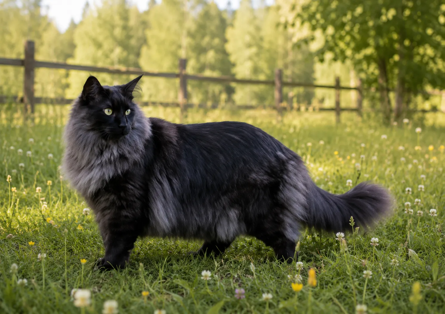 Norwegian Forest Cat cat