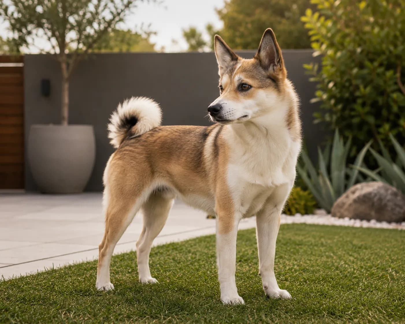 Norwegian Lundehund dog