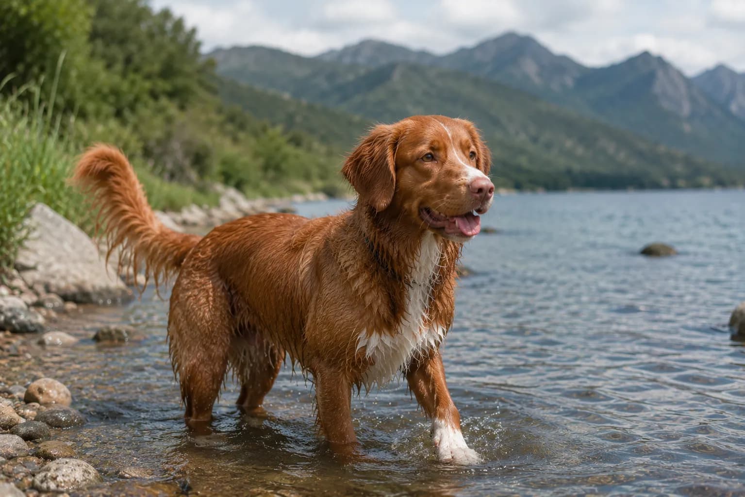 Nova Scotia Duck Tolling Retriever dog