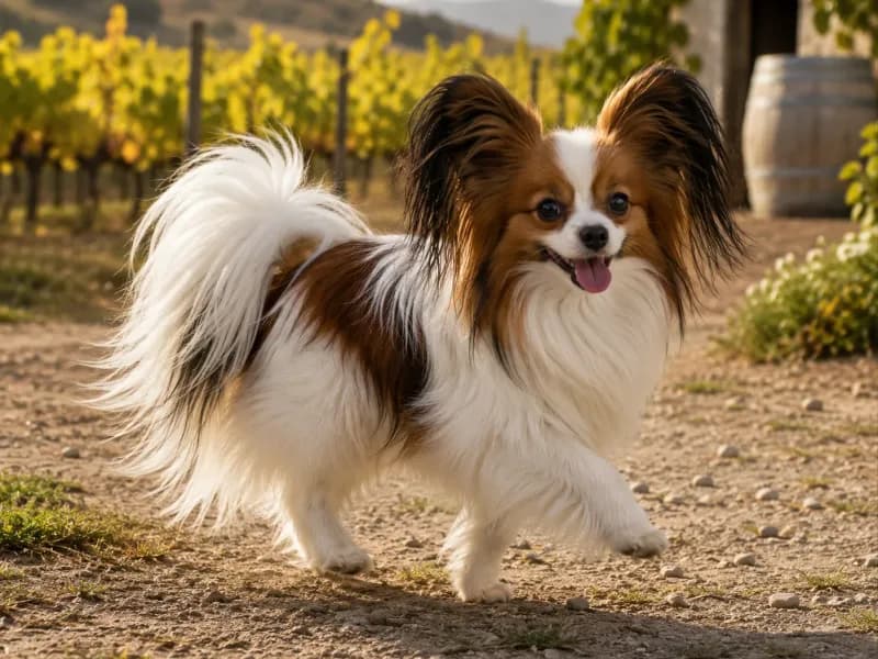 Papillon dog
