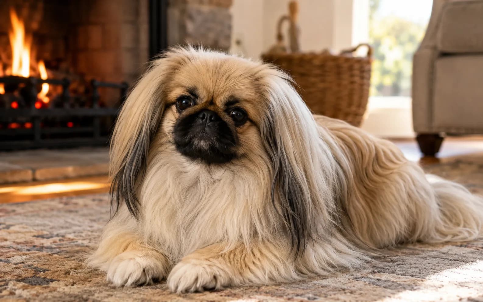 Pekingese dog