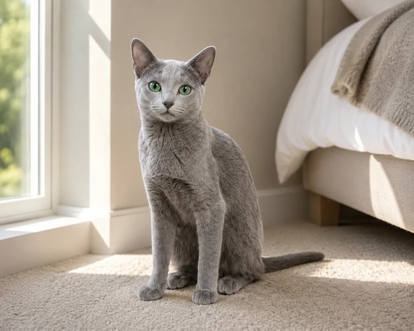 Russian Blue cat