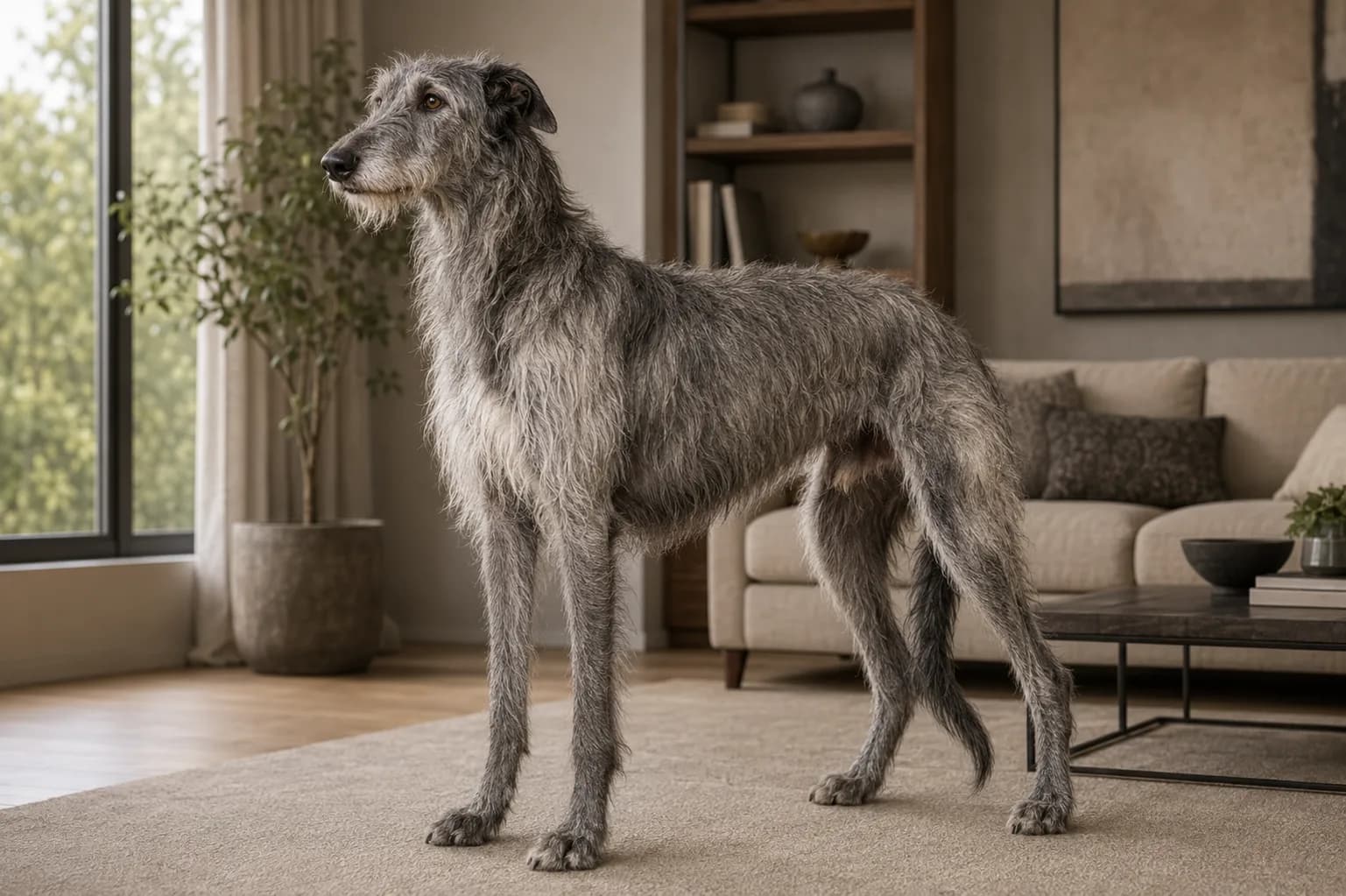 Scottish Deerhound dog