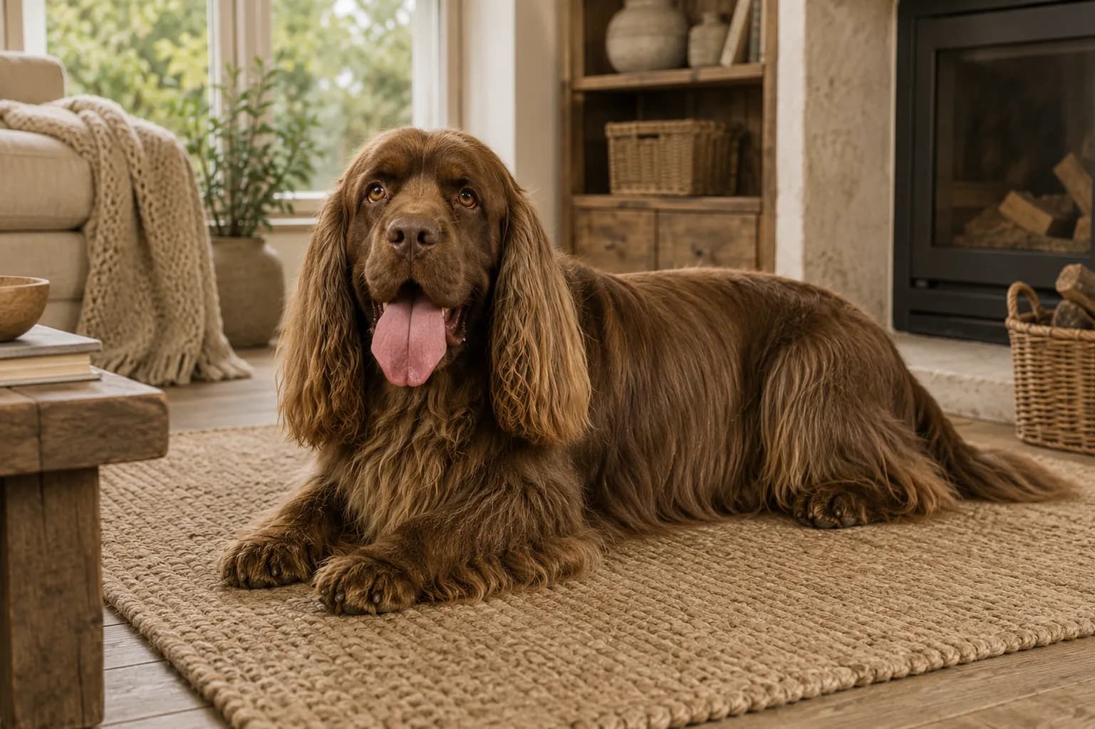 Sussex Spaniel dog