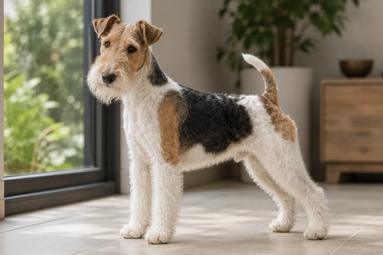 Wire Fox Terrier dog