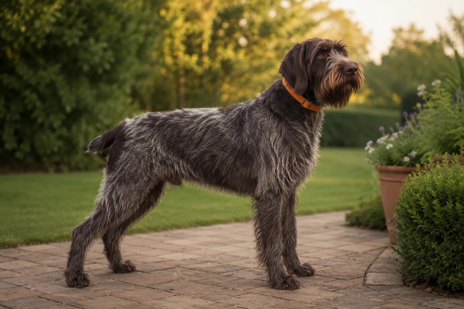 Wirehaired Pointing Griffon dog